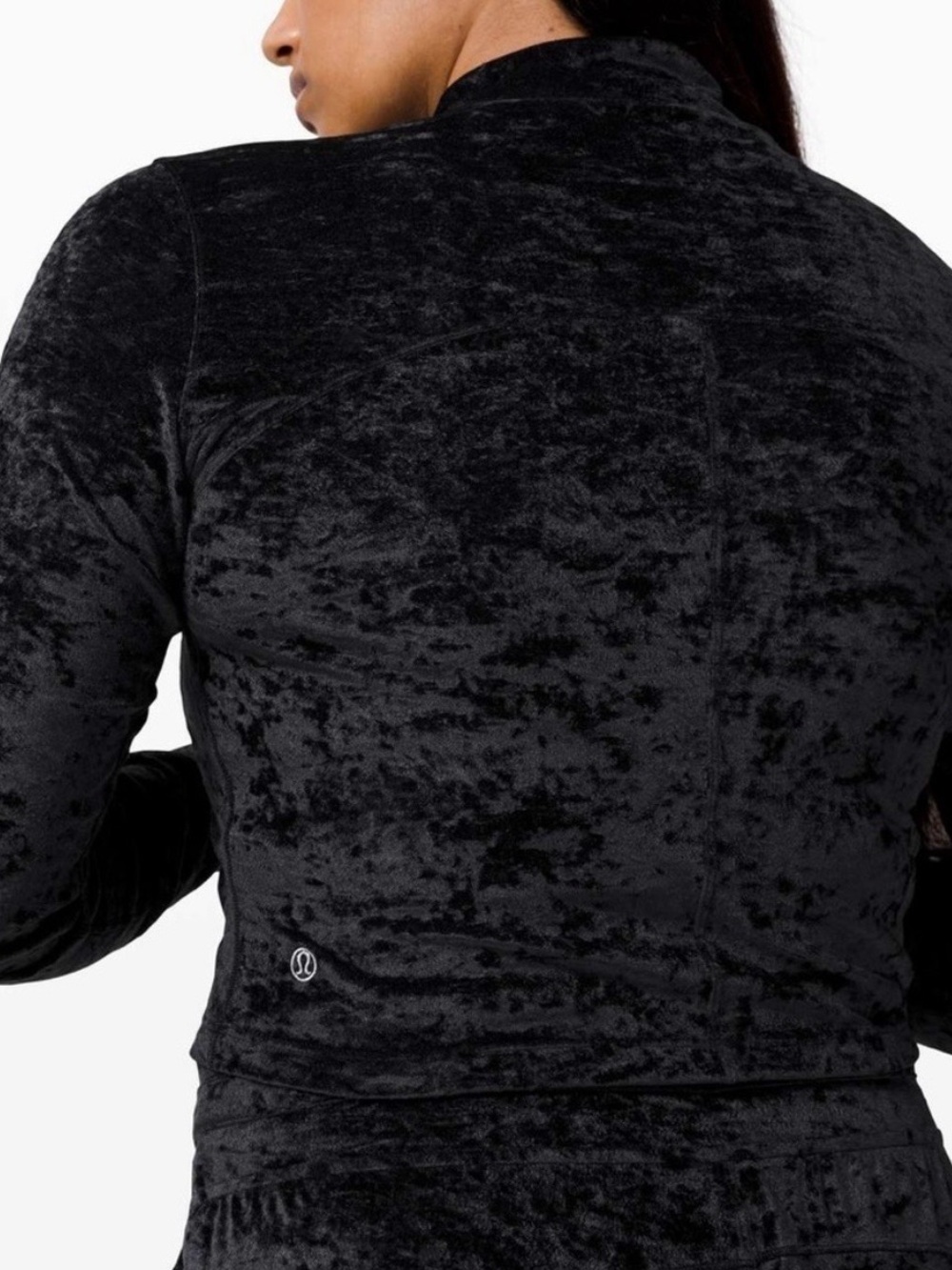 lululemon athletica All Aligned Mock Neck Long Sleeve Crushed Velvet - Picture 6 of 9
